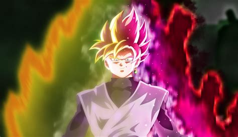 Goku Black Super Saiyan/Super Saiyan Rose by Rmehedi via DeviantArt ...