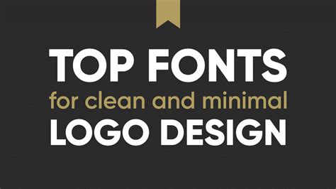 40+ Best Clean Modern Fonts for Logo Design & Branding