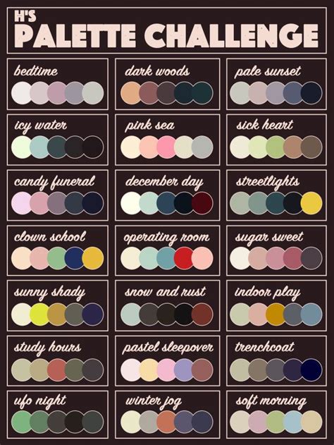 Pin by Ixchel Schwartz-Arevalo on palette | Color palette challenge ...