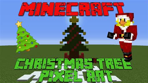 MINECRAFT CHRISTMAS TREE PIXEL ART | MINECRAFT CHRISTMAS PIXEL ART ...