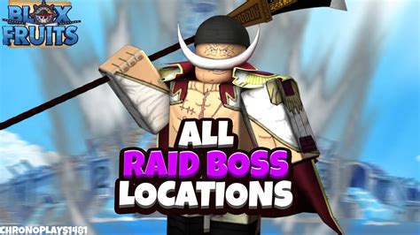 All Raid Boss Locations and Information - Blox Fruits [Roblox] - YouTube