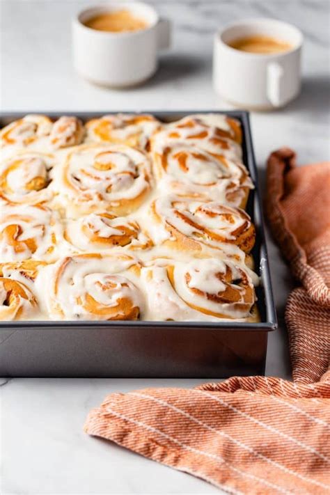 Pumpkin Spice Cinnamon Rolls - My Baking Addiction