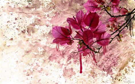 Flower art wallpaper | Pintura flores oleo, Flores pintadas, Papel ...