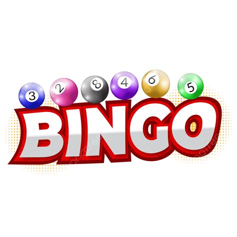 Bingo Balls Clipart Hd PNG, Bingo Text With Shiny Balls Transparent ...