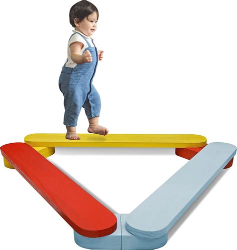 Buy PSWOOD Balance Beam, Gym, Set for Kids, Introductory Balance Beam ...