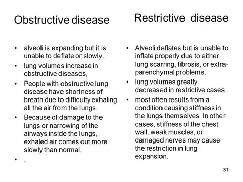 restrictive lung disease ... | Respiratory therapy notes, Respiratory ...