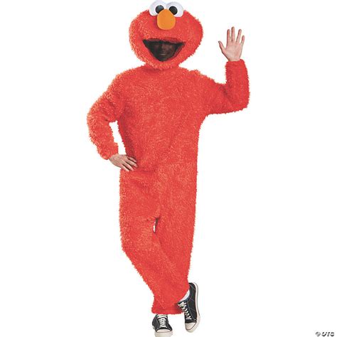 Adults Prestige Sesame Street Elmo Costume | Halloween Express