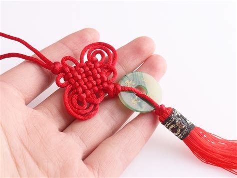 Chinese Knot Tassellucky Knot Tasselsred Charms Tassel - Etsy