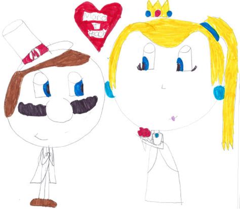 Mario and Peach Wedding by AlliePeachfan on DeviantArt