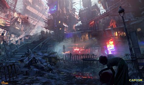 Image result for dystopian concept art | Futuristic city, Cyberpunk ...