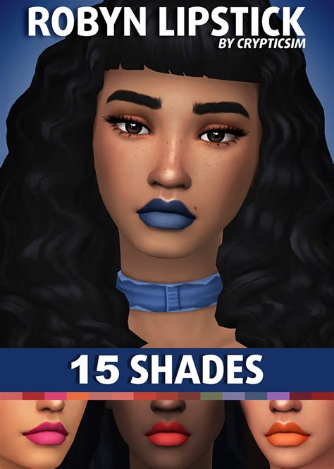 Sims 4 black lipstick cc - jafactive