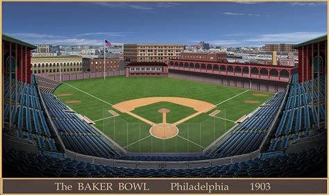 The Baker Bowl 1903 Digital Art by Gary Grigsby