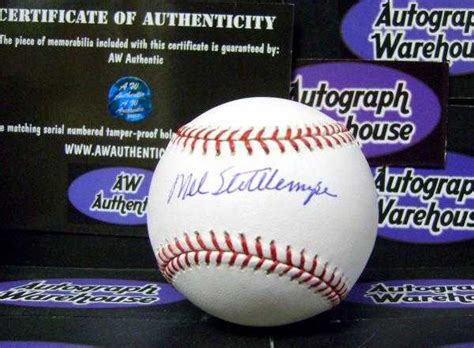 Mel Stottlemyre autographed Baseball