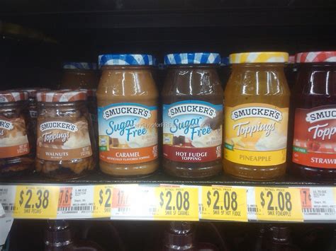 $1.00 off 1 Smucker's Sugar Free Item = $1.08 Ice Cream Toppings ...