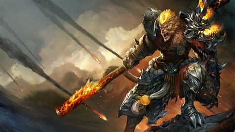 HD wallpaper: League Of Legends Champion Wukong Epithet The Monkey King ...