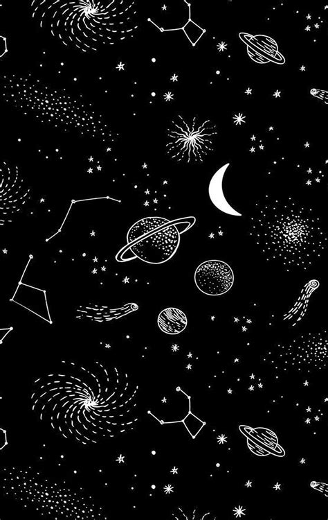 Black space drawing, art, planet, space drawing, stars, black space ...