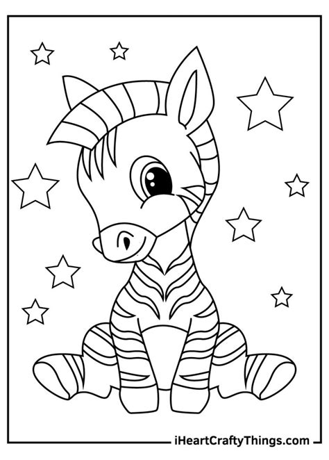 Zebra Coloring Pages (100% Free Printables)