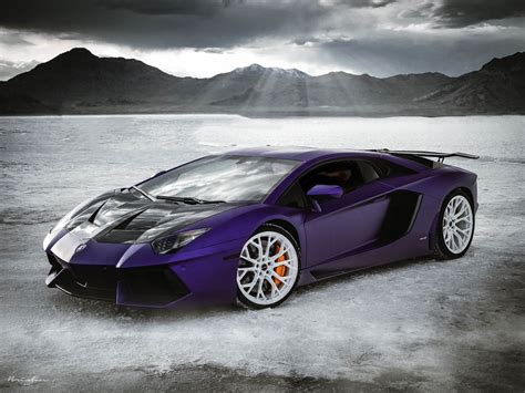 Purple Lamborghini Aventador - Brixton Forged™