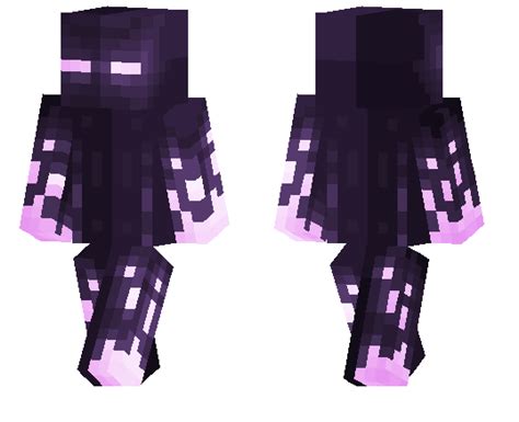 Minecraft Enderman Skin Layout