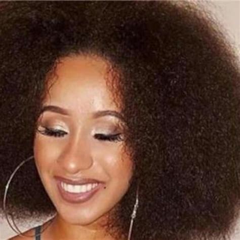 Cardi B Embraces Natural Hair in Instagram Post