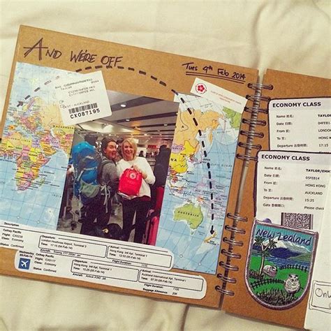 Emma Taylor on Instagram: “Finally getting my travel scrapbook done ...