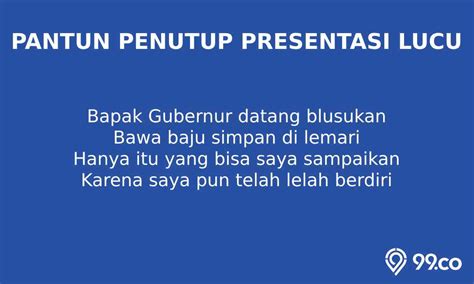 75+ Contoh Pantun Penutup Presentasi, Cinta, Budaya, Lucu.!