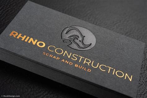 Construction Business Cards