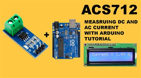 ACS712 Current Sensor with arduino for sensing DC and AC current