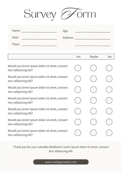 Questionnaire Sample For Students