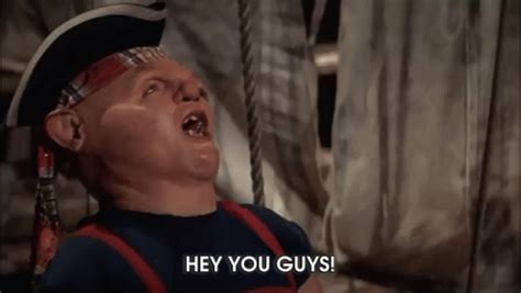 Hey You Guys GIF - The Goonies Comedy Adventure - Discover & Share GIFs