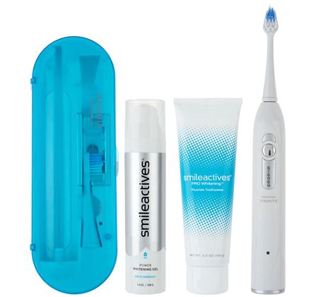 Smileactives Vibrite Teeth Whitening Toothbrush Whitening Kit — QVC.com