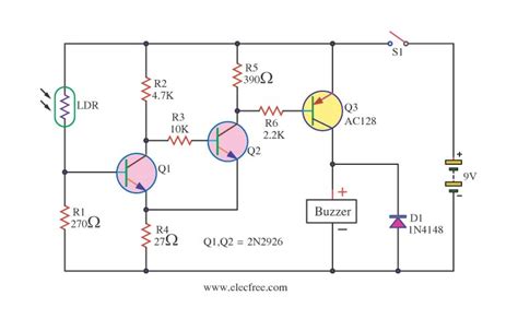 DIY LDR Switch Circuits