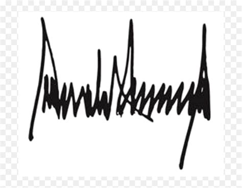 Signature Donald Trump, HD Png Download - vhv