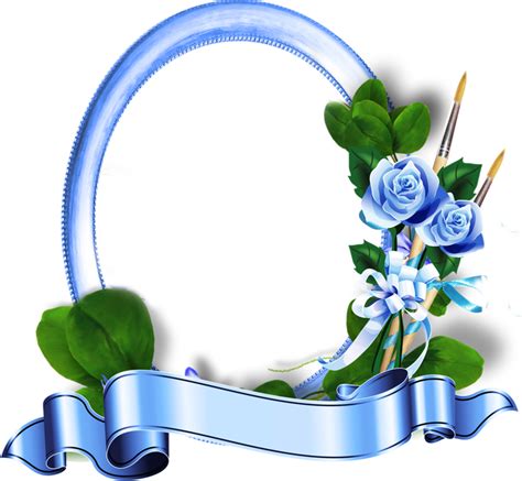 ForgetMeNot: blue roses frames