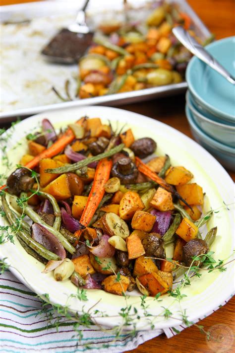 Roasted Fall Vegetables - Colorful Recipes