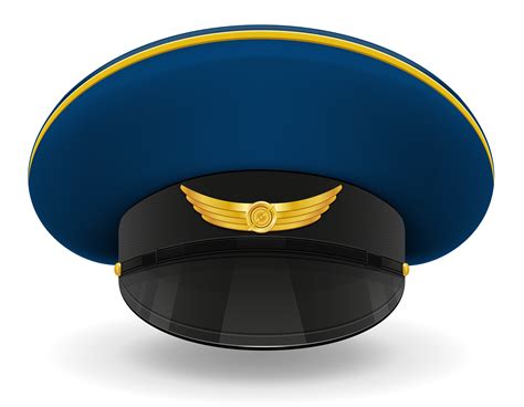 professional uniform cap or pilot vector illustration 510522 Vector Art ...