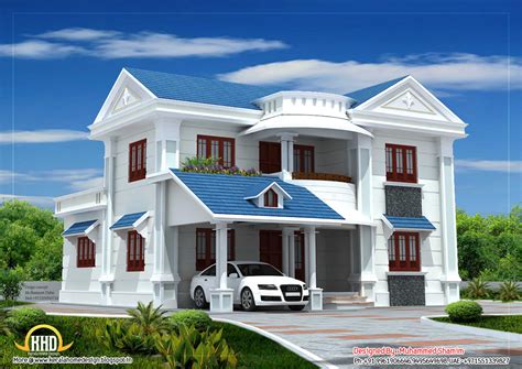 Beautiful House Elevation - 2317sq. ft. - Kerala home design and floor ...