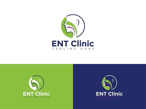 Ear Nose Throat Clinic Logo Vector Template 3371845 Vector Art at Vecteezy