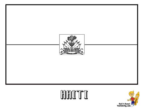 Haiti Flag Coloring Page - Coloring Home