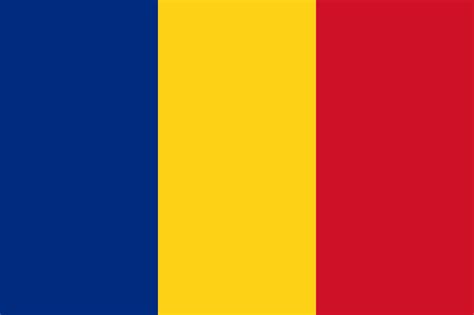 The official flag of the Romania