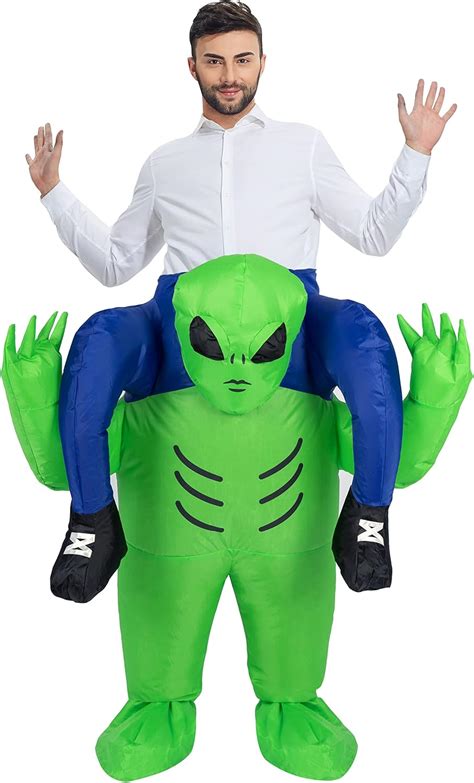 Amazon.com: TOLOCO Inflatable Alien Costume Adult, Inflatable Costume ...