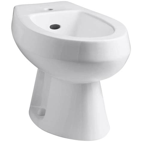 KOHLER Amaretto 15-in H White Elongated Bidet at Lowes.com