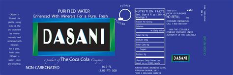 Dasani Label by SuperJanitor on DeviantArt