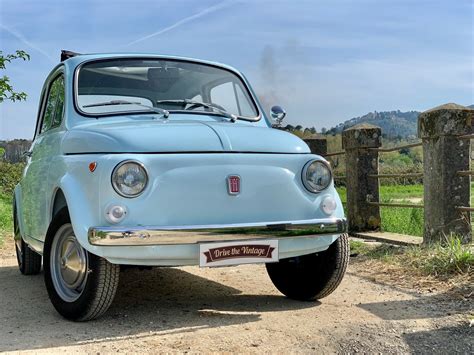 Fiat 500 blue - Drive the vintage