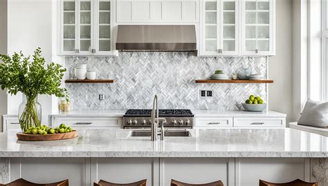 White Ice Granite Backsplash Ideas for Chic Kitchens