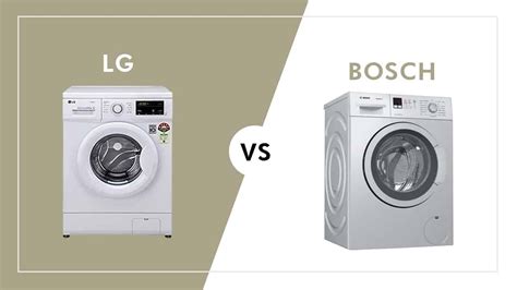 LG vs Bosch Washing Machine Comparison- Which One To Buy