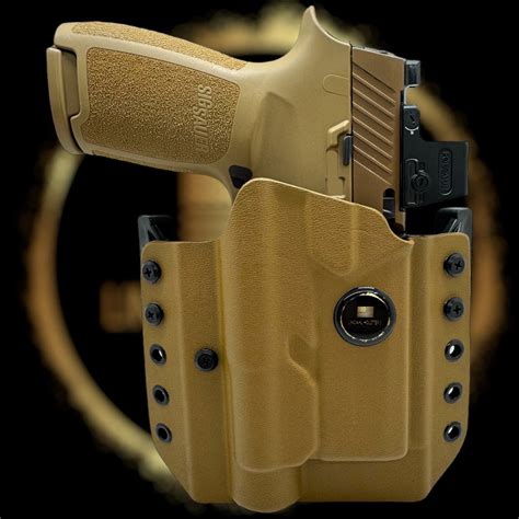 SIG SAUER M18 W/ STREAMLIGHT TLR-1 OWB PANCAKE KYDEX HOLSTER