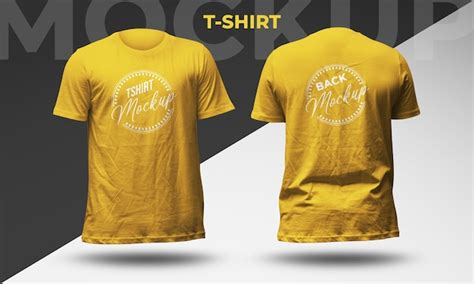 Front Back T Shirt Mockup - Free Vectors & PSDs to Download