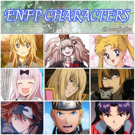 ENFP Characters in Anime | Anime/Manga/Webtoon/Jpop/Kpop Amino