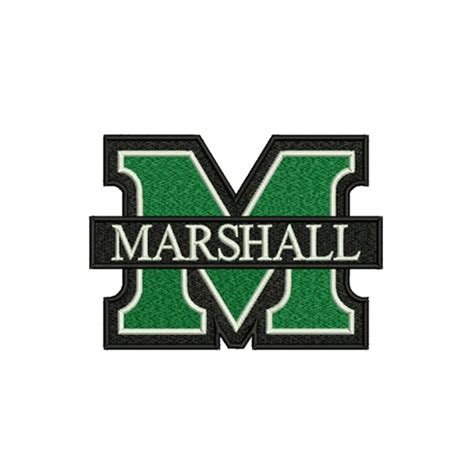 Marshall University logo machine embroidery design – SVG Shop